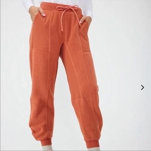 outdoor voices fleece sweatpants russet medium